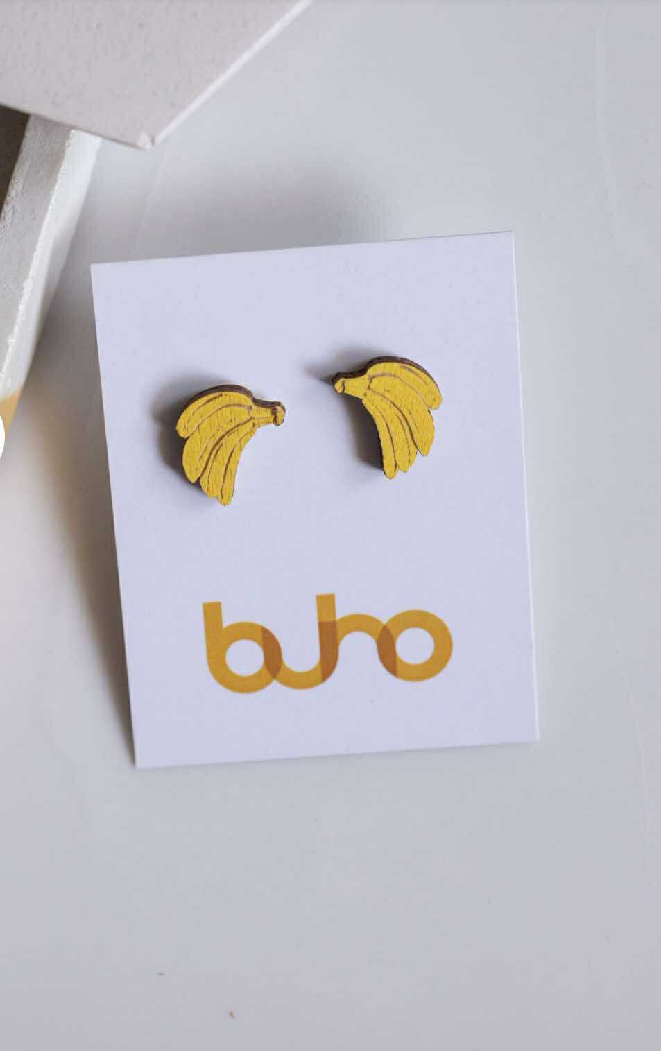 wooden stud banana