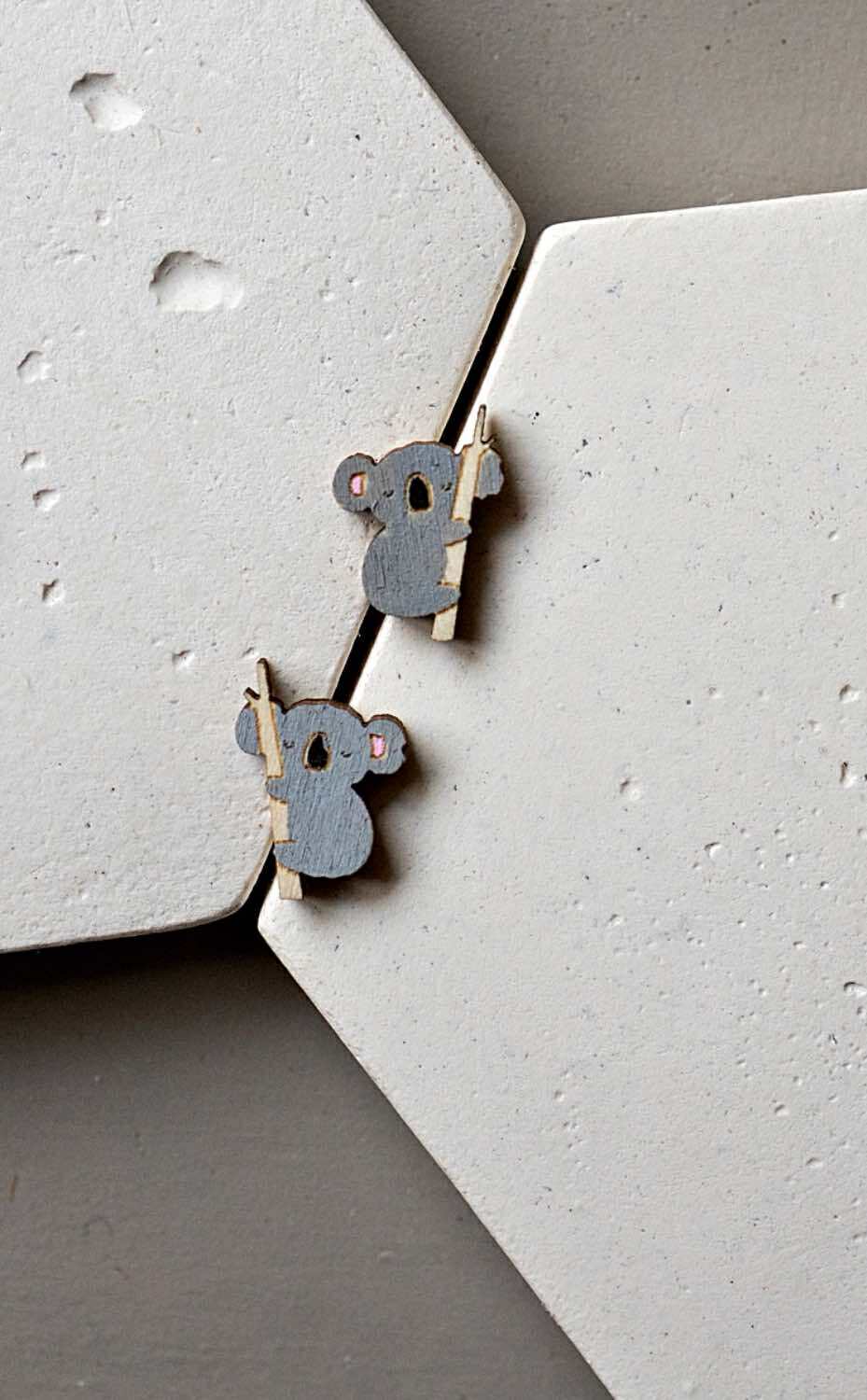 wooden stud koala